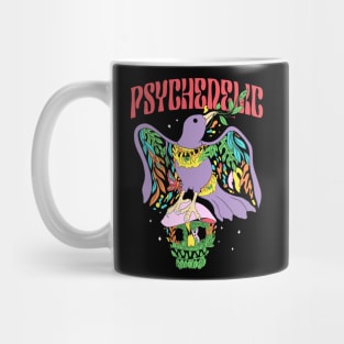 PSYCHEDELIC BIRD Mug